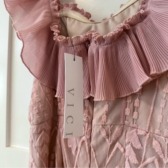 NWT Pink Corset Off The Shoulder Dress - Picture 6 of 10